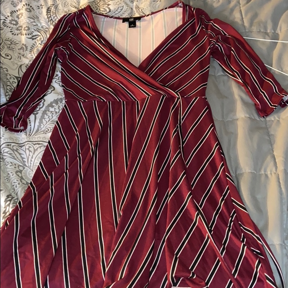 purple dress